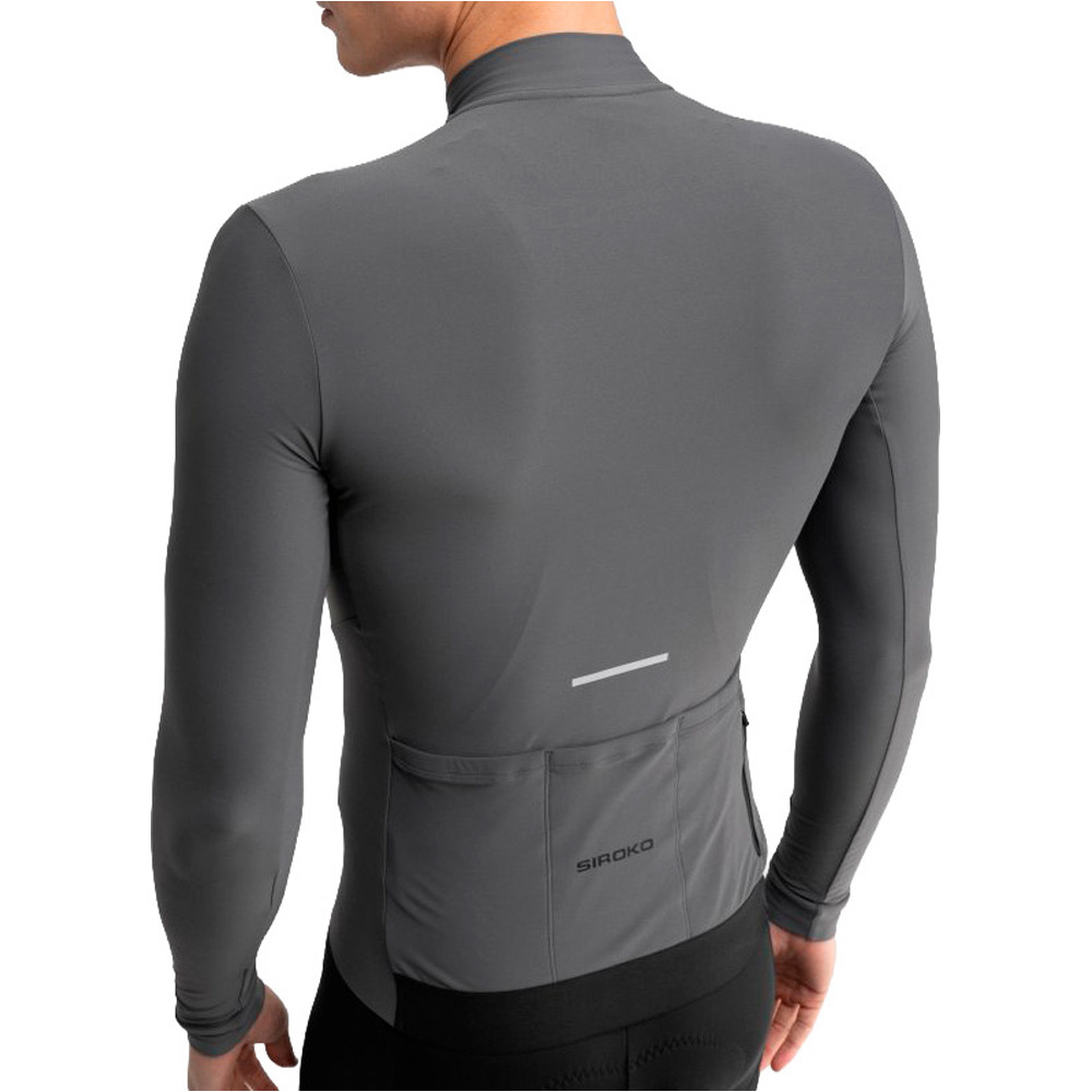 Siroko maillot manga larga hombre M7 Sampeyre vista trasera
