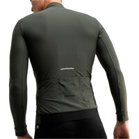 Siroko maillot manga larga hombre M7 Spinacia vista trasera
