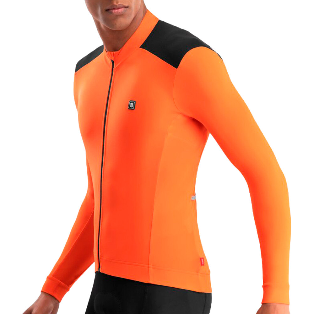 Siroko maillot manga larga hombre SRX M4 Oregon vista detalle