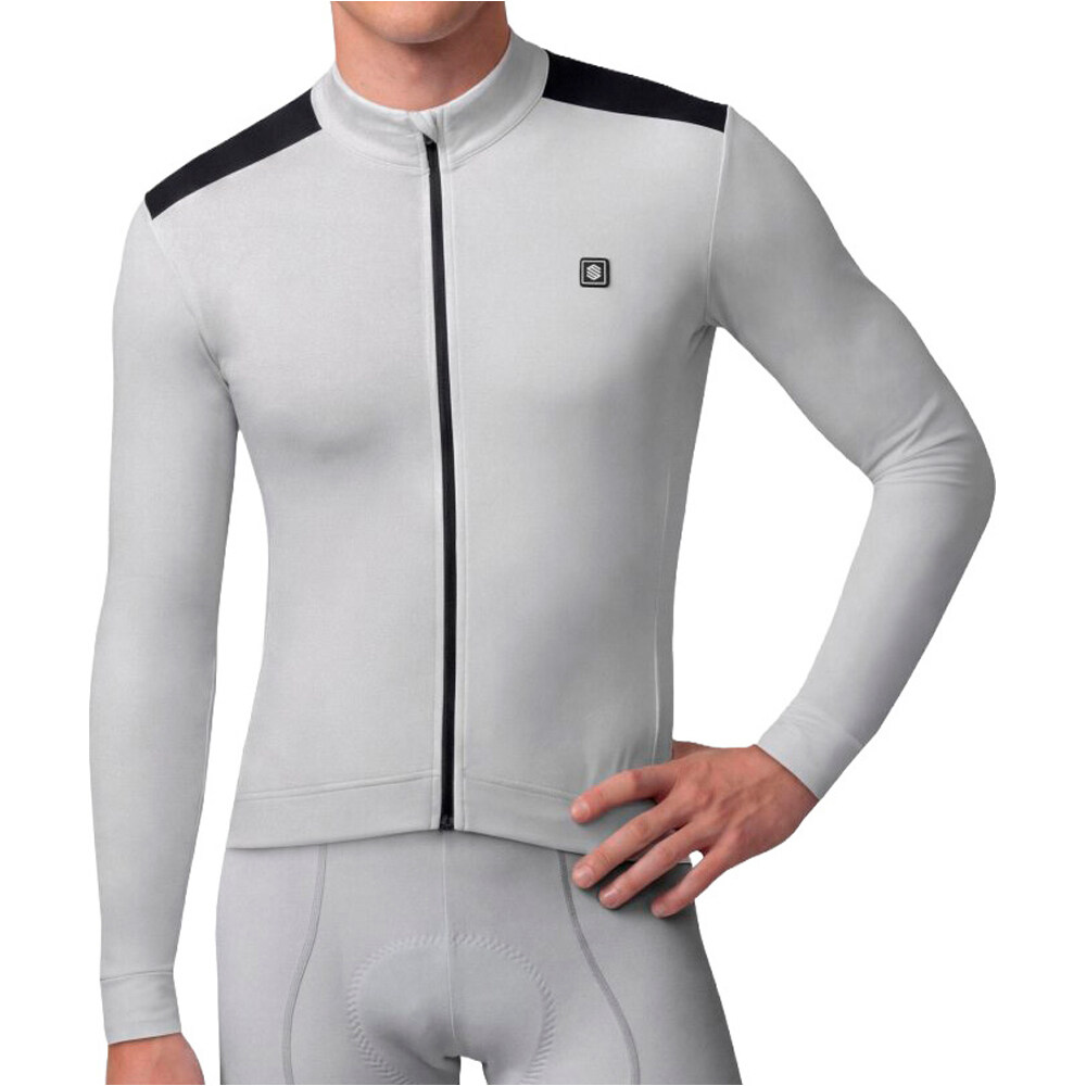 Siroko maillot manga larga hombre SRX M4 Poggio vista frontal