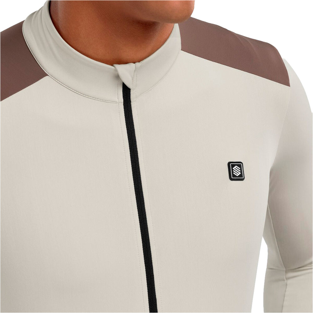 Siroko maillot manga larga hombre SRX M4 Sandhill vista detalle