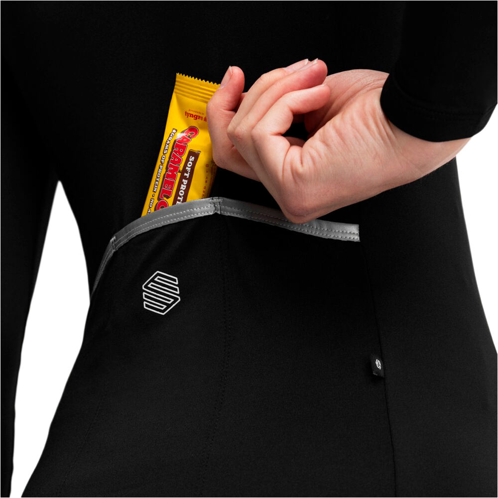 Siroko maillot manga larga mujer Core Ashland vista detalle