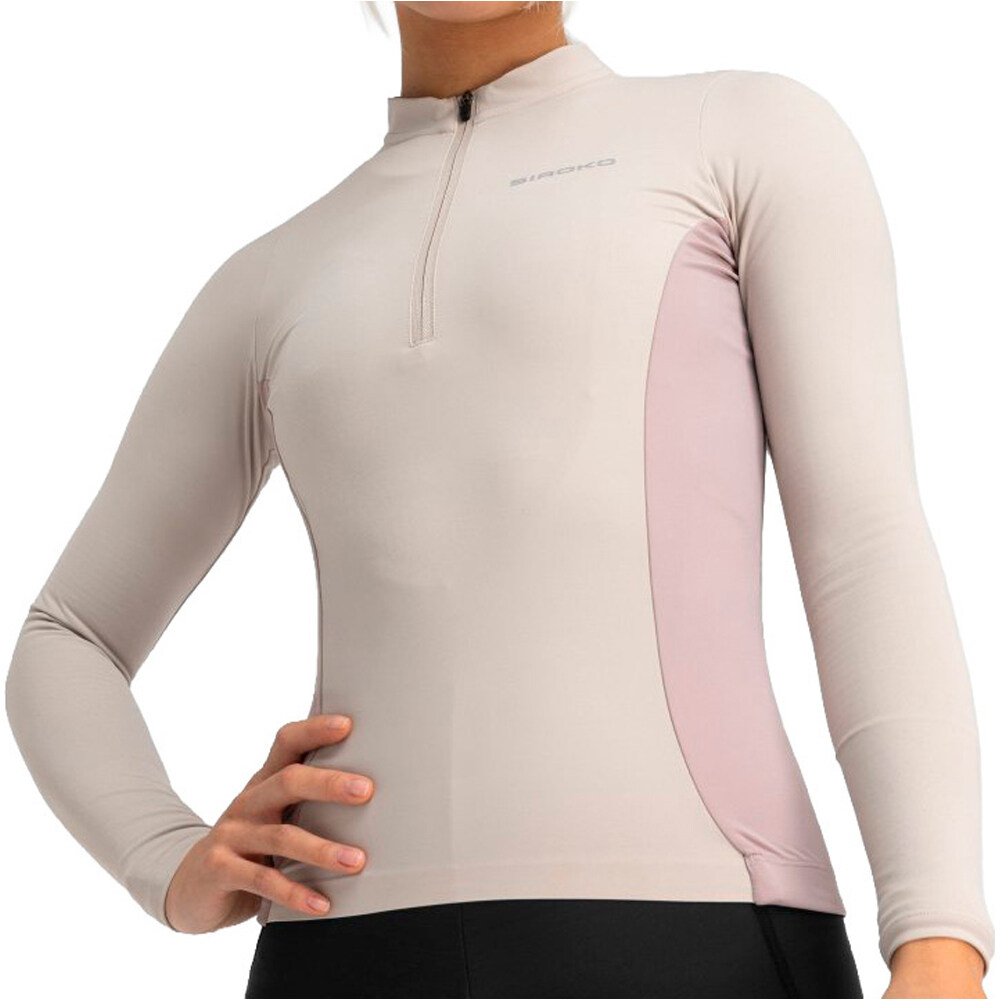 Siroko maillot manga larga mujer GM3 Camino vista frontal