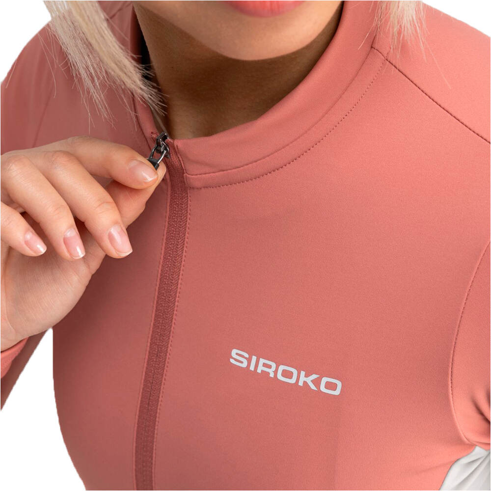 Siroko maillot manga larga mujer GM3 Hokkaido vista detalle