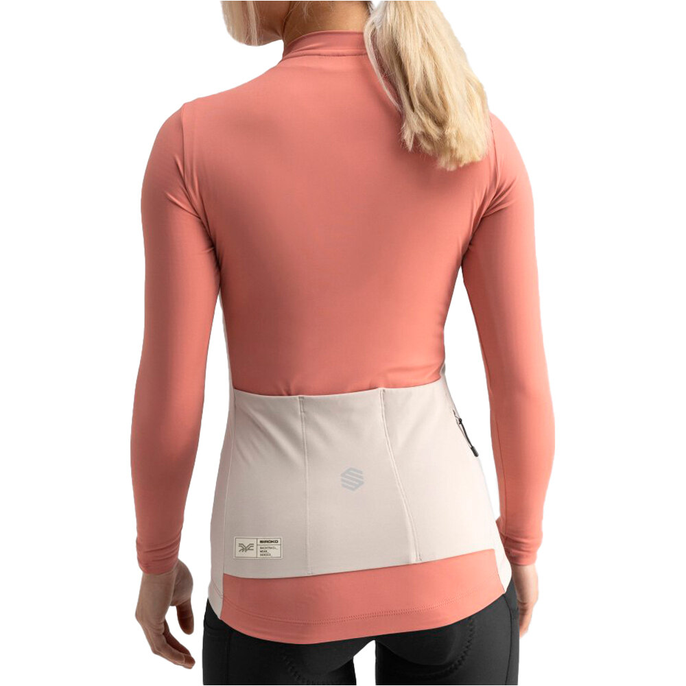 Siroko maillot manga larga mujer GM3 Hokkaido vista trasera