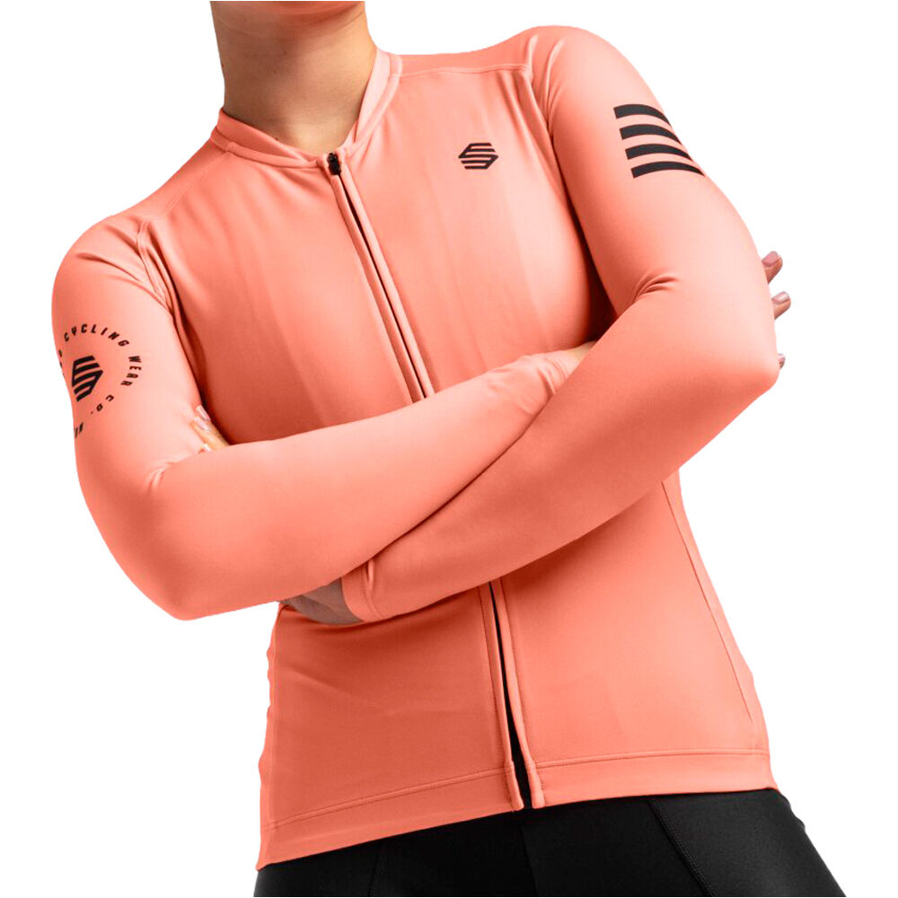 Siroko maillot manga larga mujer M2 Ardenas vista frontal