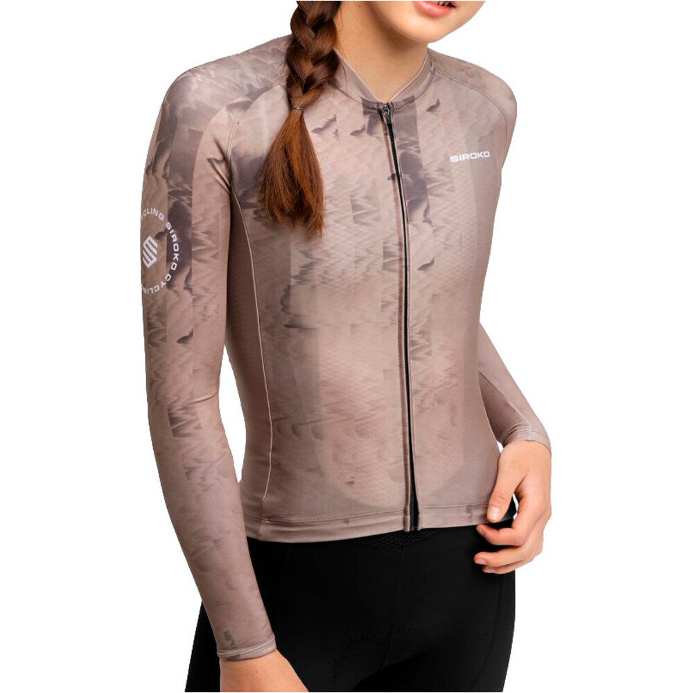 Siroko maillot manga larga mujer M2-W Joux vista frontal