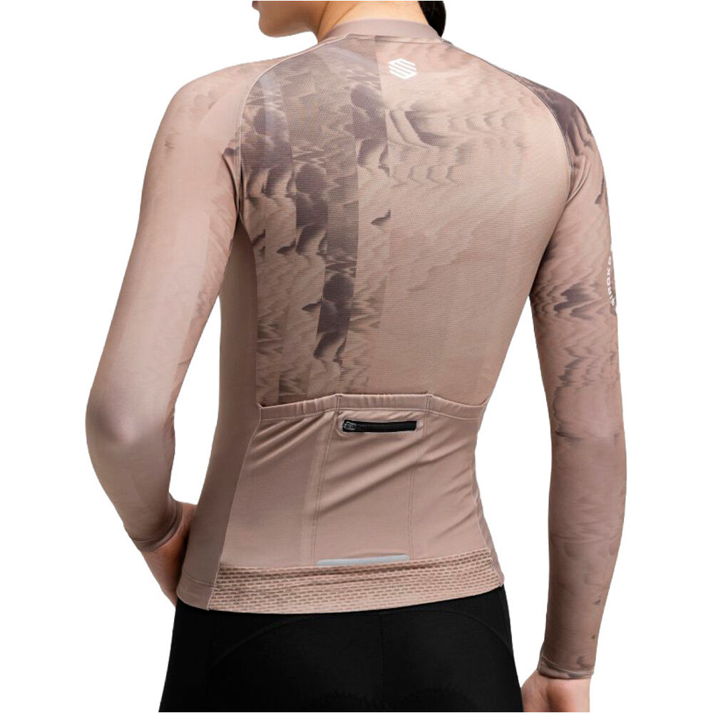Siroko maillot manga larga mujer M2-W Joux vista trasera