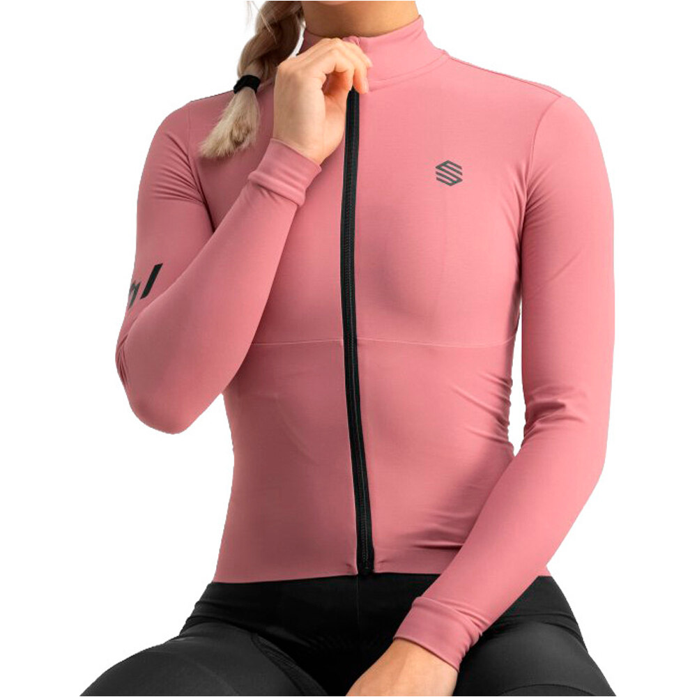Siroko maillot manga larga mujer M7 Tuscany vista frontal
