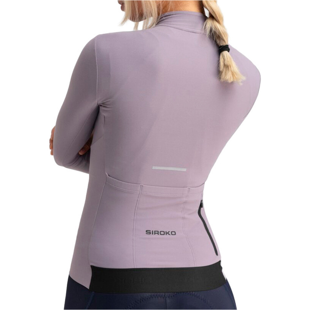 Siroko maillot manga larga mujer M7 Vivione vista trasera