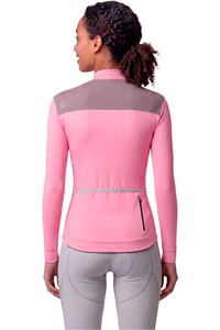 Siroko maillot manga larga mujer SRX M4-W Fedaia vista trasera