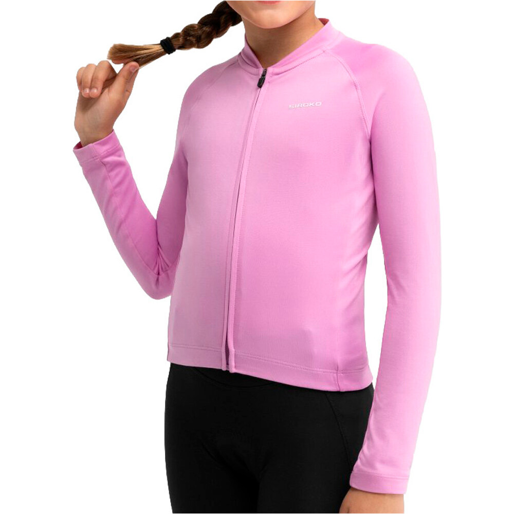 Siroko maillot manga larga niño K-Core-G Whip vista frontal
