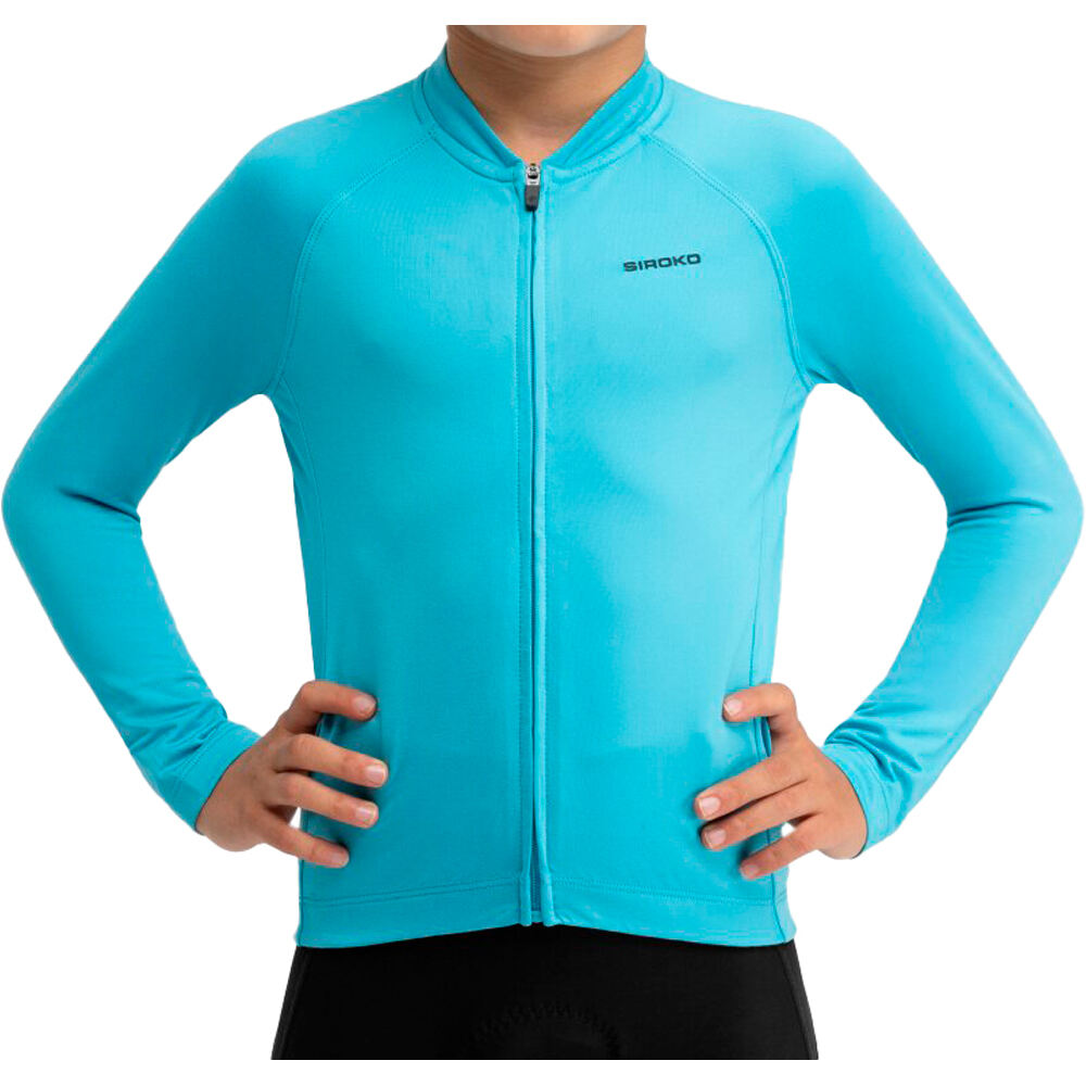 Siroko maillot manga larga niño K-Core Whip vista frontal