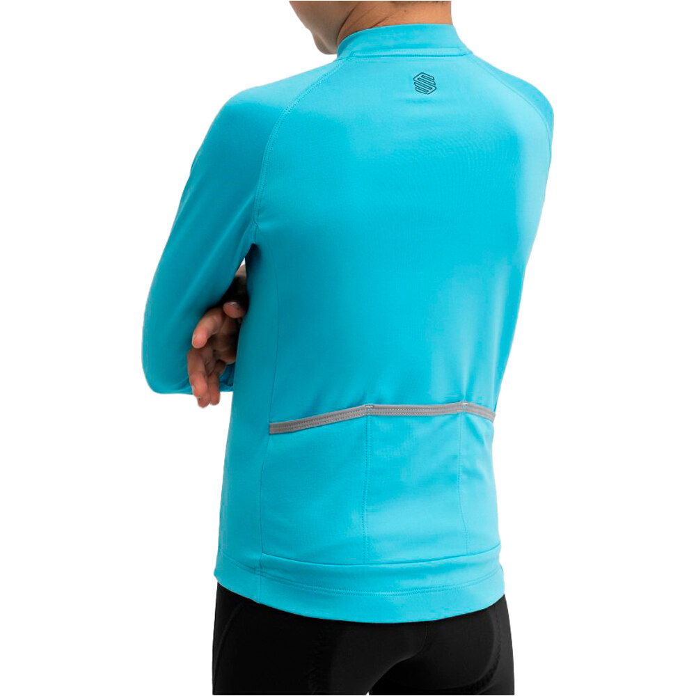 Siroko maillot manga larga niño K-Core Whip vista trasera