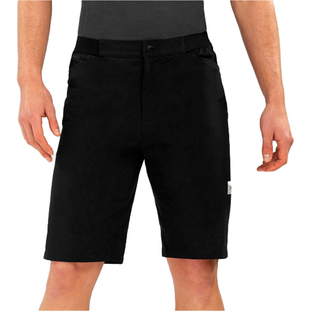 Siroko pantalón corto ciclismo hombre Block vista frontal