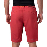 Siroko pantalón corto ciclismo hombre Block vista trasera