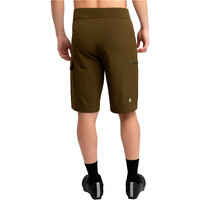 Siroko pantalón corto ciclismo hombre MTB Braker Green vista trasera