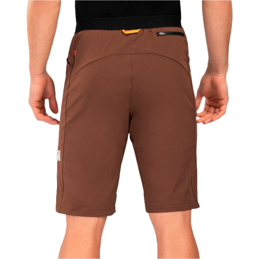 Siroko pantalón corto ciclismo hombre Valley vista trasera
