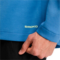 Siroko sudadera hombre MTB Slack Blue vista detalle