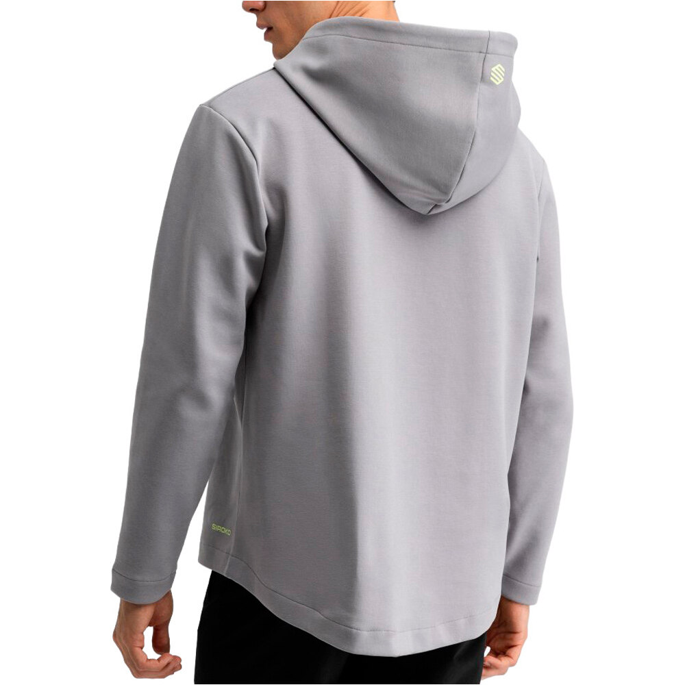 Siroko sudadera hombre MTB Slack Gray vista trasera