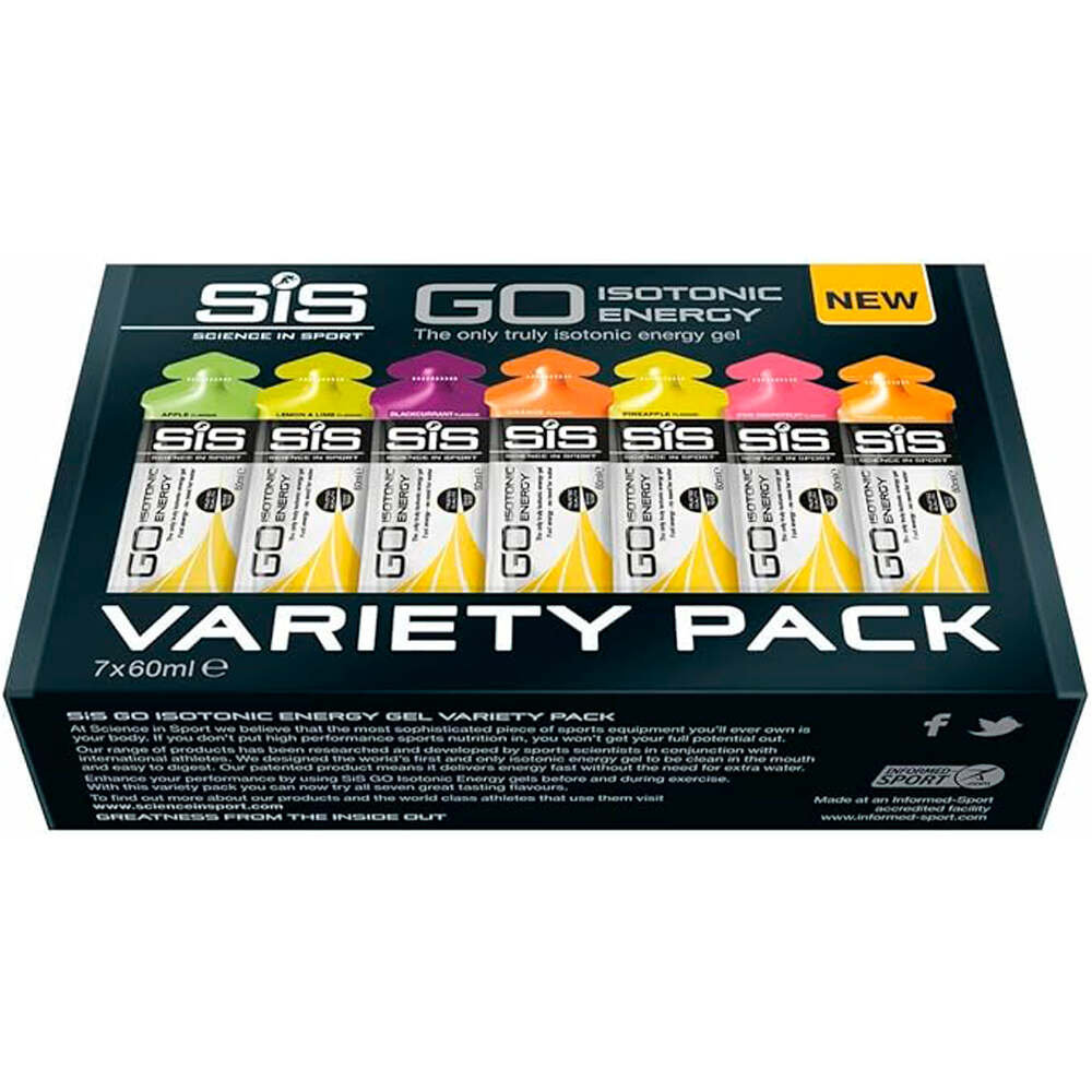 Sis energía instantánea Go Isotonic Energy vista frontal