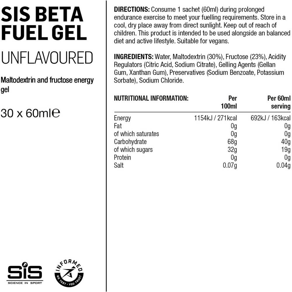 Sis energía instantánea SIS Beta Fuel 01