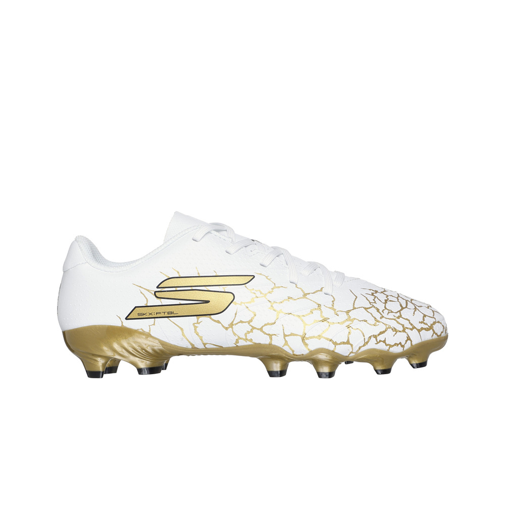 Skechers botas de futbol niño cesped artificial SKECHERS JR YOUTH FG lateral exterior