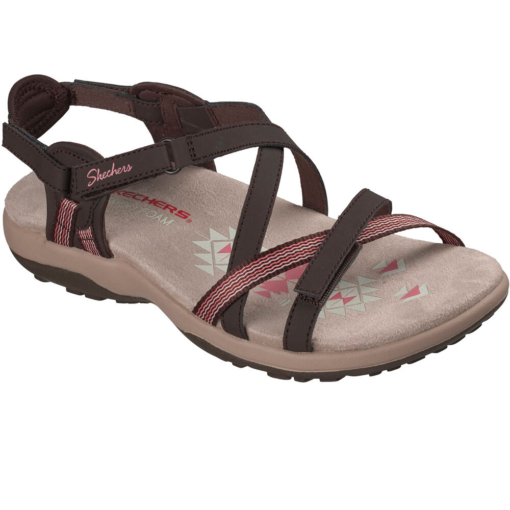 Skechers sandalias trekking mujer REGGAE SLIM lateral interior
