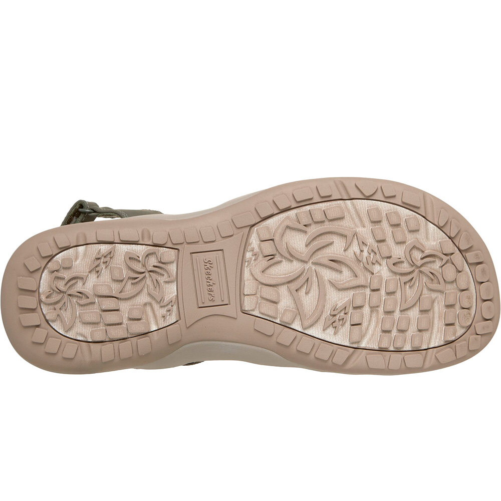 Skechers sandalias trekking mujer REGGAE SLIM vista trasera