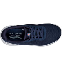 Skechers zapatilla cross training hombre GO WALK ARCH FIT N-JOY vista superior