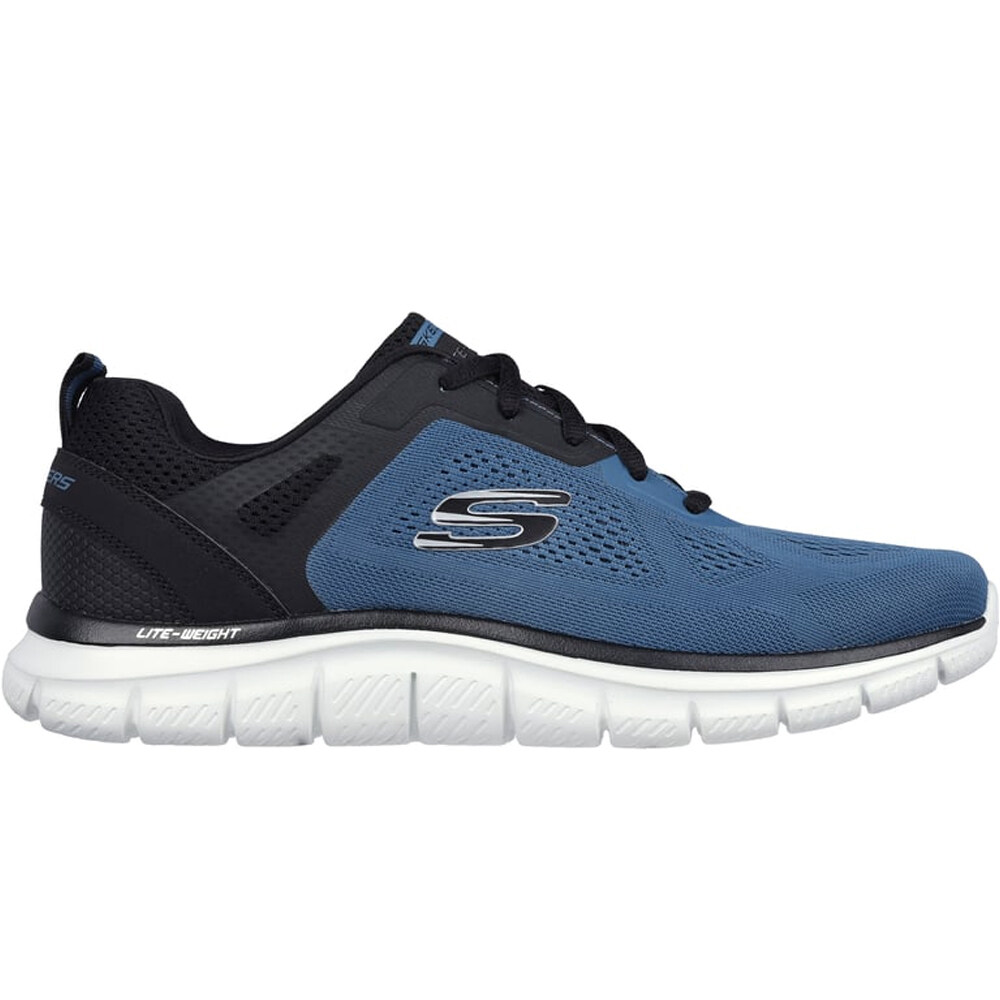 Skechers zapatilla cross training hombre TRACK-BROADER lateral exterior