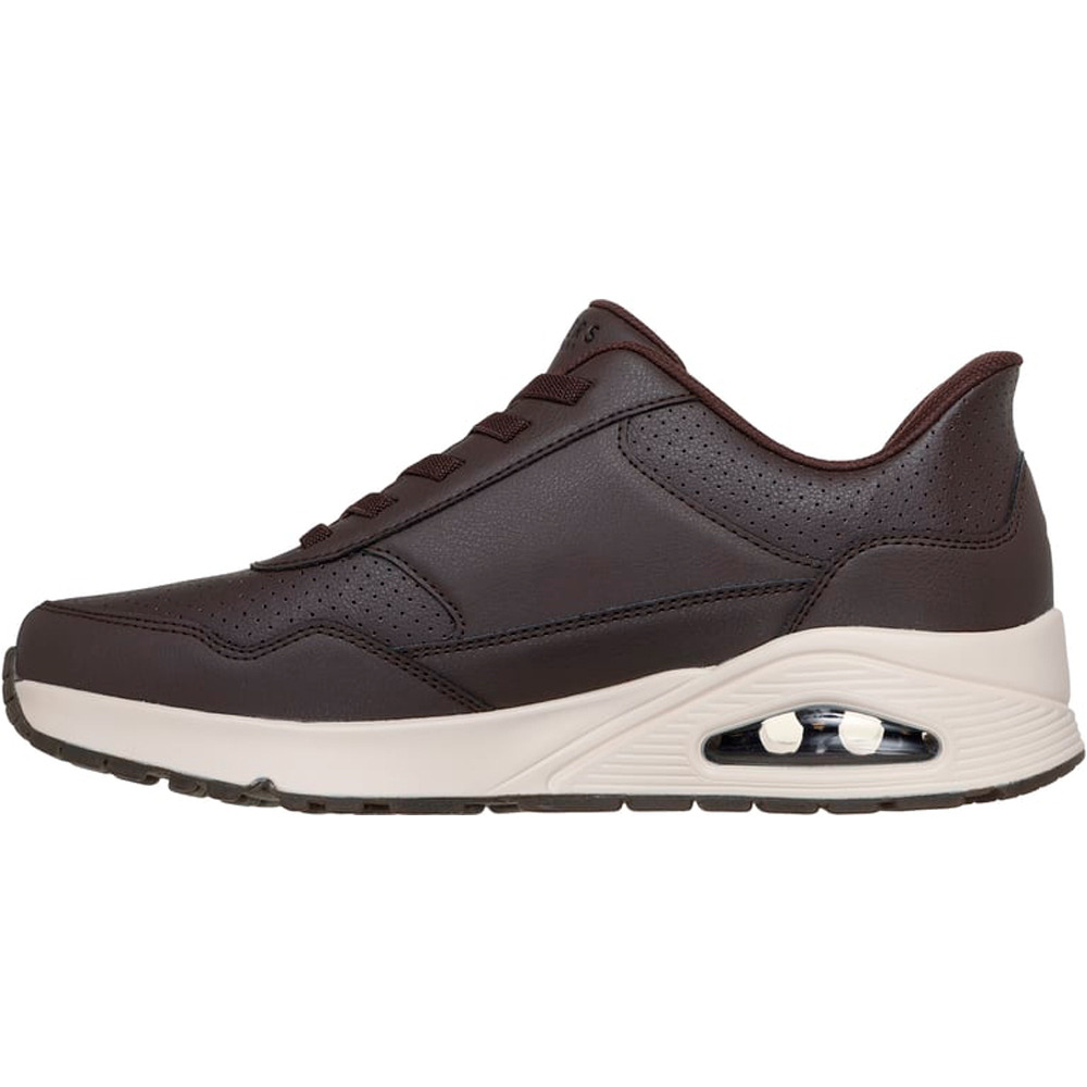 Skechers zapatilla cross training hombre UNO-BANKSIA LUXE puntera