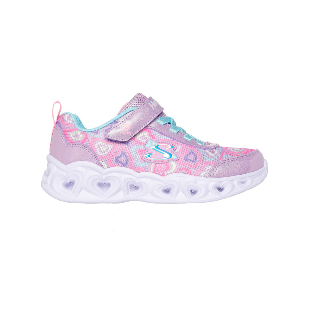 Skechers zapatilla moda niño HEART LIGHTS lateral exterior