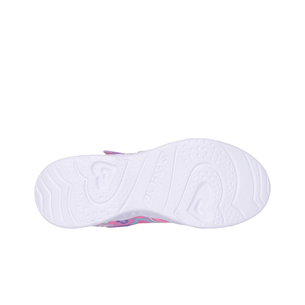Skechers zapatilla moda niño HEART LIGHTS vista trasera