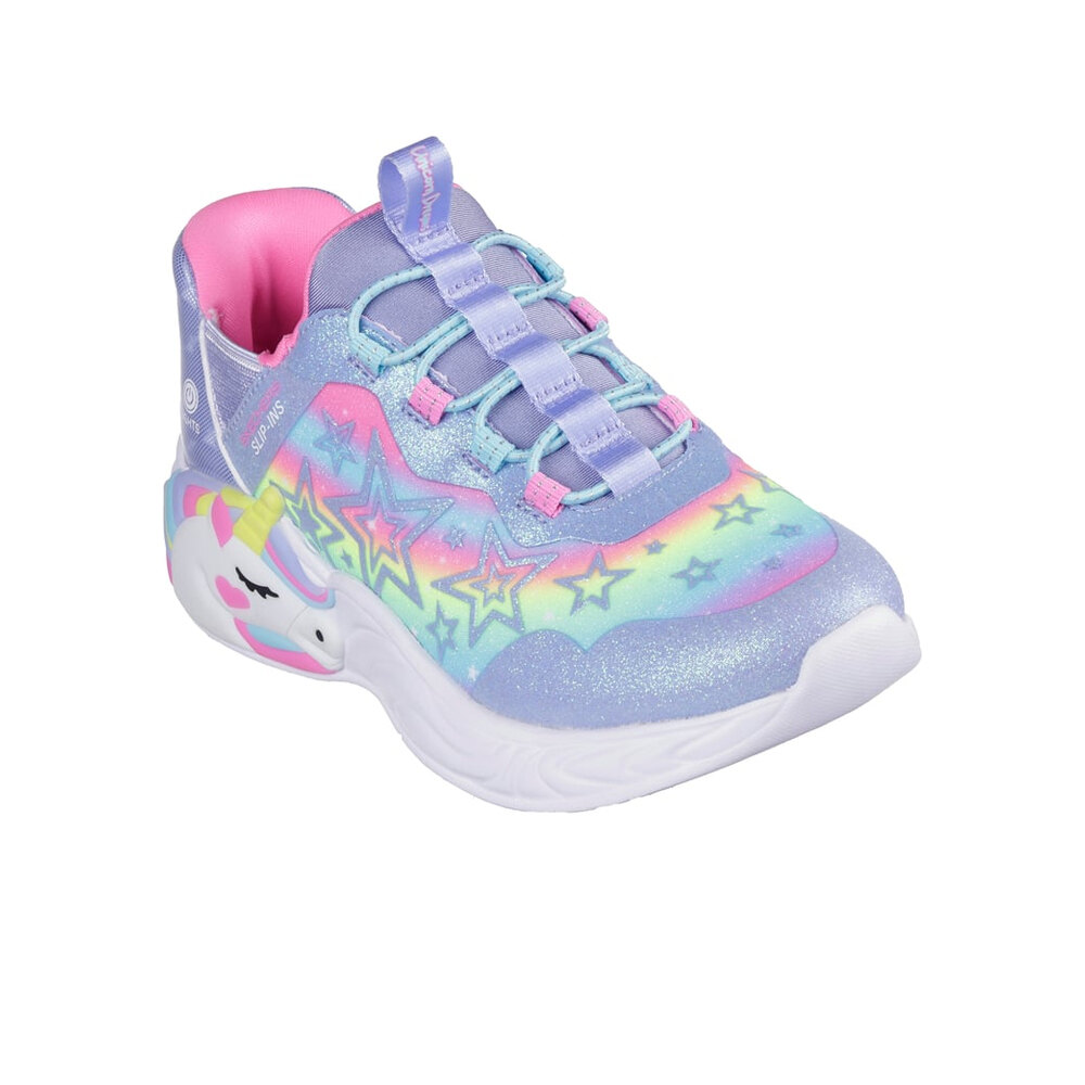 Skechers zapatilla moda niño UNICORN DREAMS lateral interior