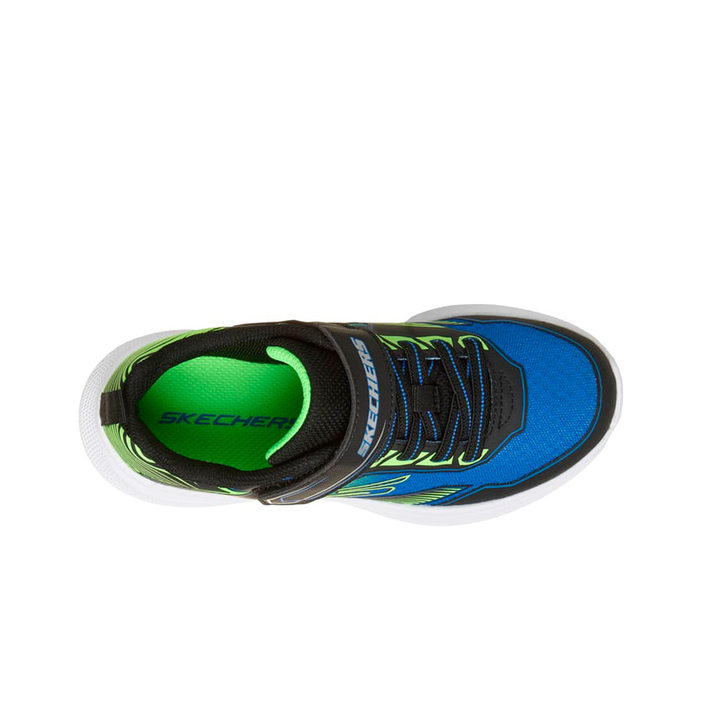 Skechers zapatilla multideporte niño MICROSPEC VELOCITY-GRID-DRIFT vista superior