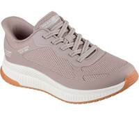 Skechers zapatillas fitness mujer BOBS SQUAD 4 - STAPLE LOOK lateral interior