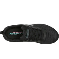 Skechers zapatillas fitness mujer BOUNTIFUL vista superior