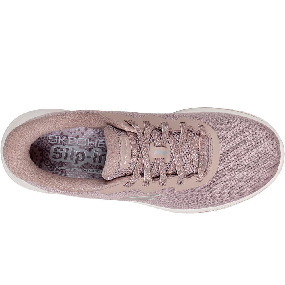 Skechers zapatillas fitness mujer GO WALK 8 vista superior