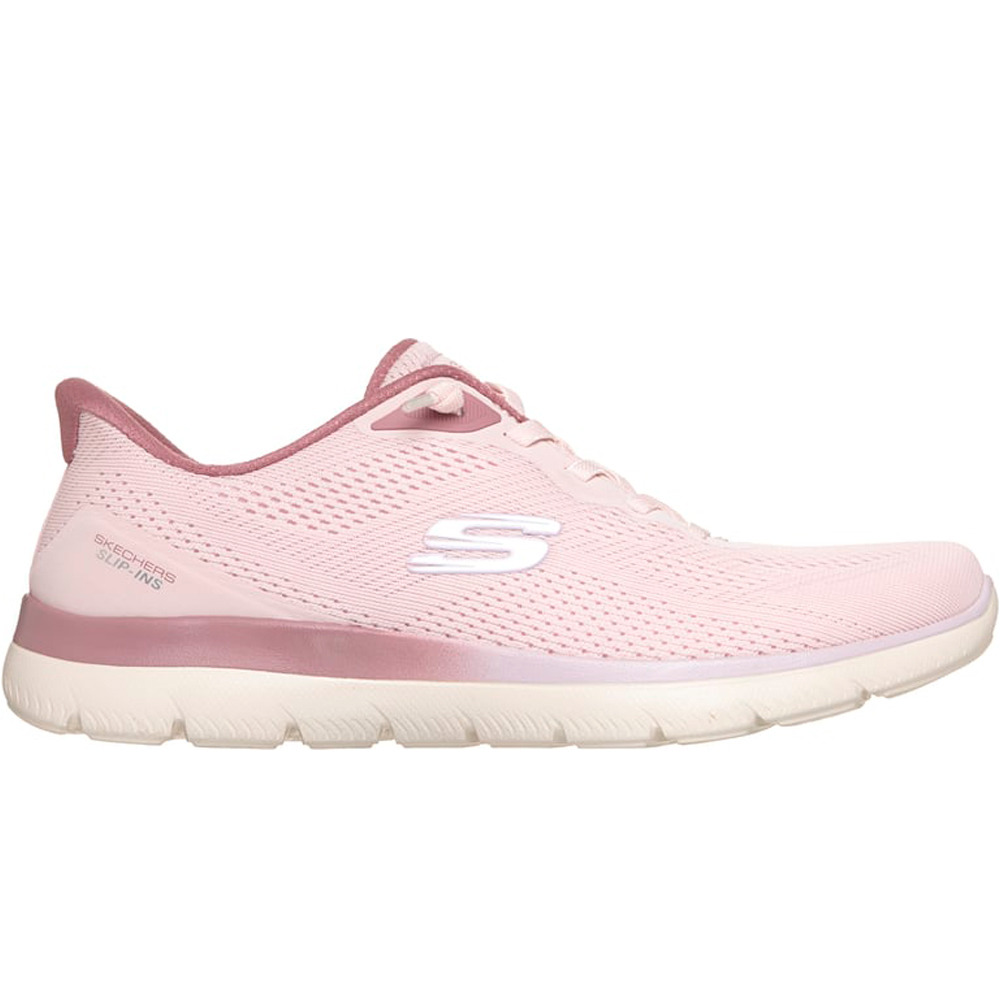 Skechers zapatillas fitness mujer SUMMITS lateral exterior