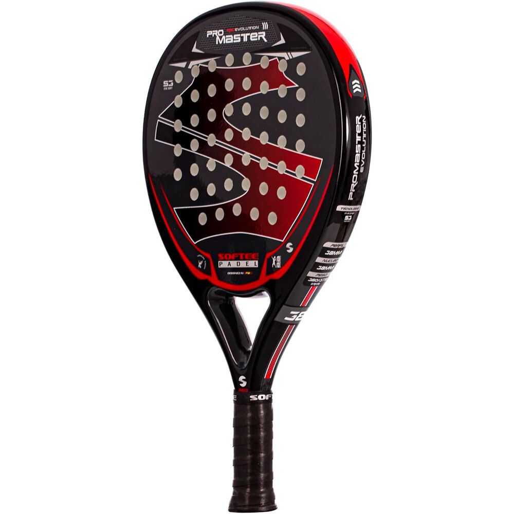 Softee pala pádel adulto PALA PRO MASTER EVORUTION RED 01