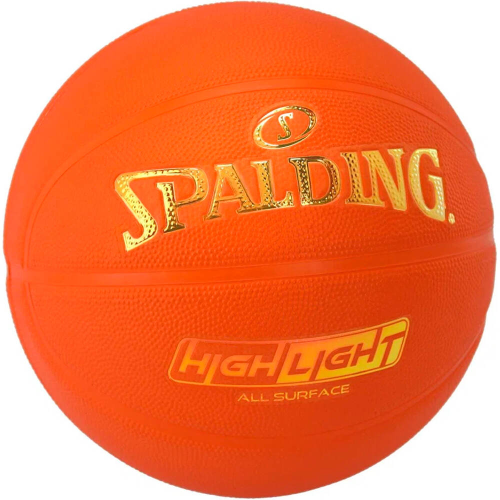 Spalding balón baloncesto Color Rush Rubber Basketball 01