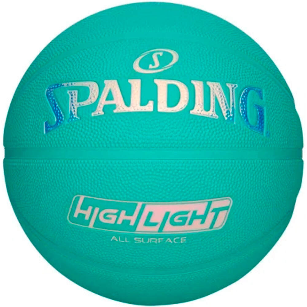 Spalding balón baloncesto Color Rush Rubber Basketball vista frontal
