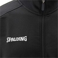 Spalding sudadera baloncesto Flow Warm up Zipper Jacket vista detalle