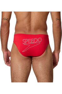 Speedo bañador natación hombre Endurance+ Logo Brief 2.5 vista trasera