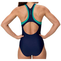Speedo bañador natación mujer Colorblock Racerback One Piece vista trasera
