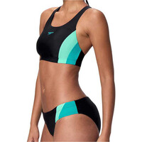 Speedo bañador natación mujer Colourblock Splice 2.0 Two Piece vista detalle