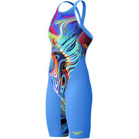 Speedo bañador natación mujer Fastskin LZR Pure Valor 2.0 Openback Kneeskin vista detalle