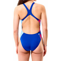 Speedo bañador natación mujer Female Placement Printed Powerback vista trasera
