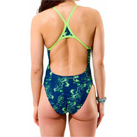 Speedo bañador natación mujer Female Printed Turnback vista trasera